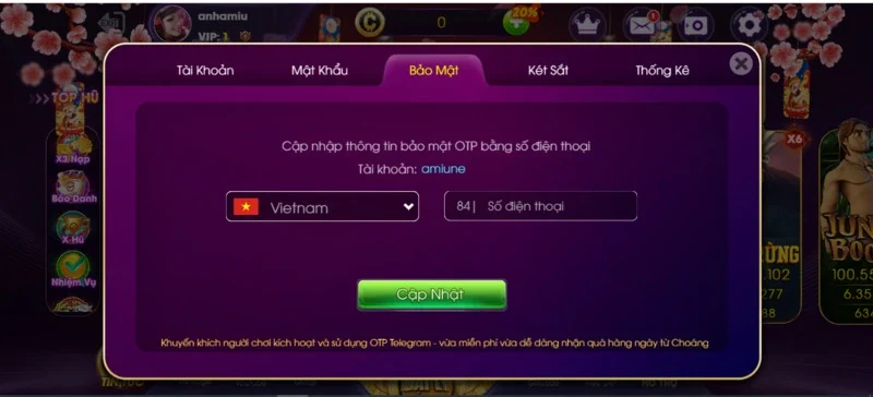 nạp tiền choangclub qua Gift Code hỗ trợ với sự hiện đại 